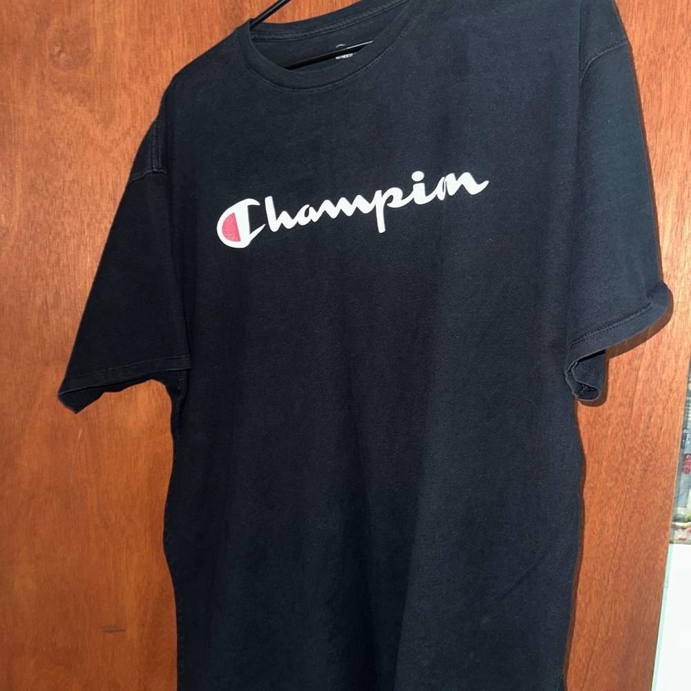 Champion Authentic Athleticwear Black Tee